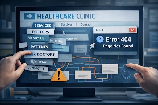 website structure issues