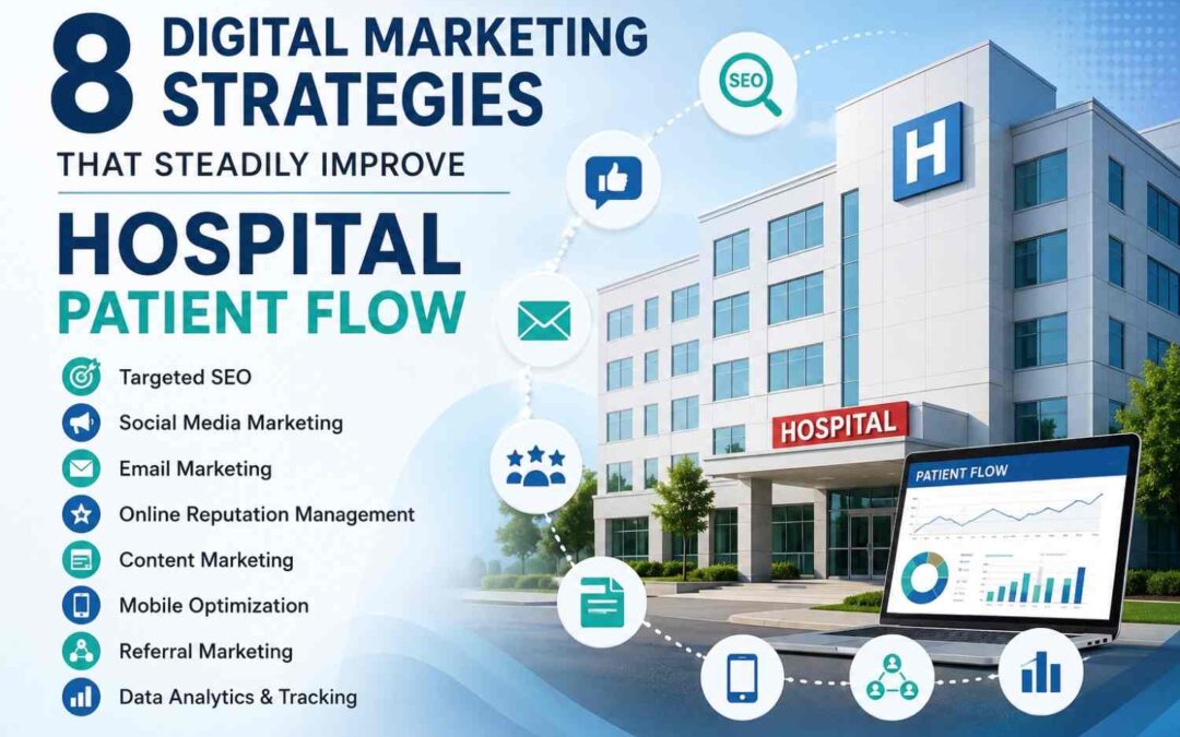 8 Digital Marketing Strategies That Steadily Improve Hospital Patient Flow