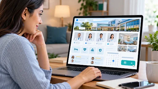 How Does a Hospital's Website Influence the Final Booking Decision?